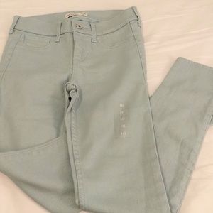 Mint/blue girls jeans